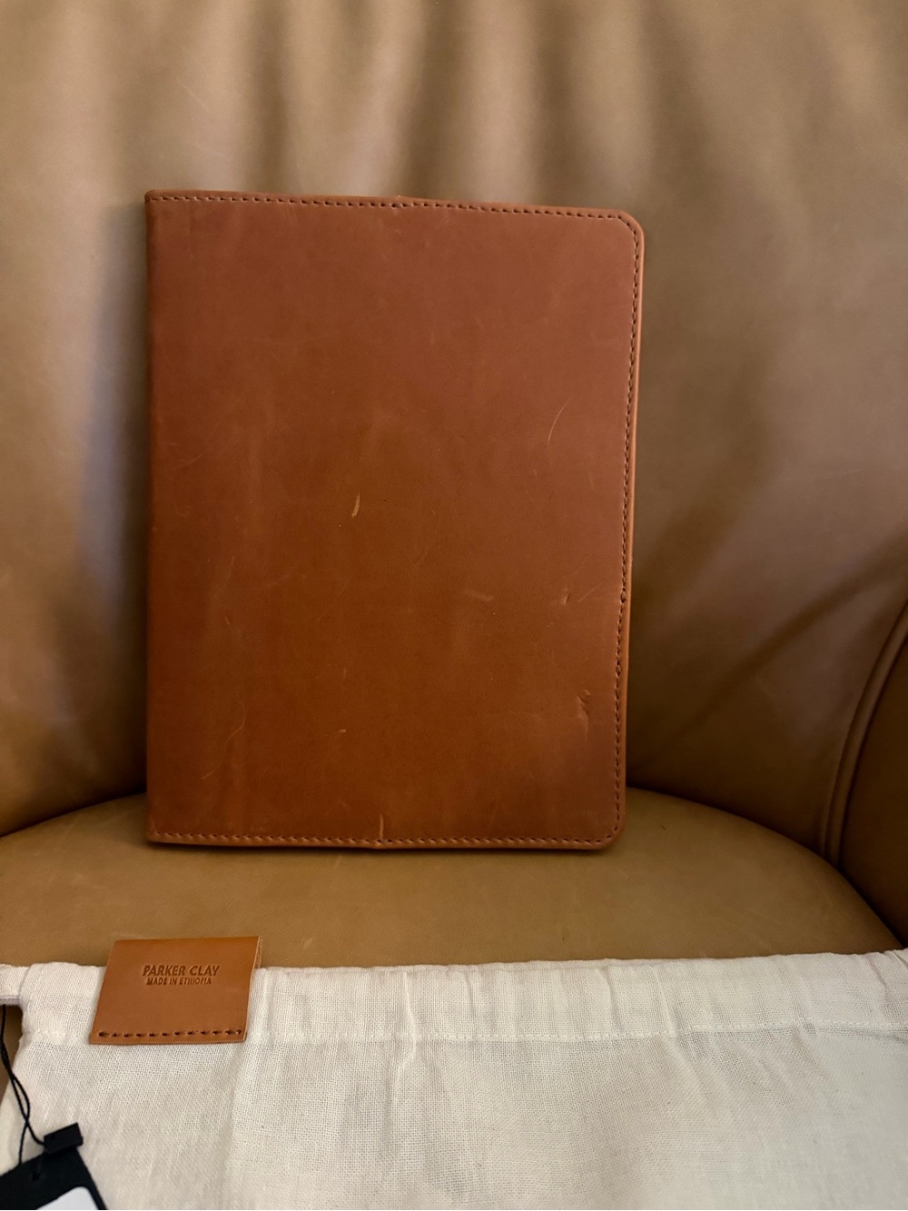 Parker Brown Leather Journal Cover